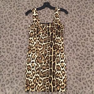 Alice + Olivia Leopard Mini Dress